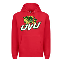 Red UVU, education Premium Hoodie - linhVisuals