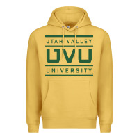 Antique Gold uvu, utah valley, education Premium Hoodie - linhVisuals