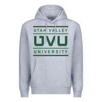 Heather Grey uvu, utah valley, education Premium Hoodie - linhVisuals