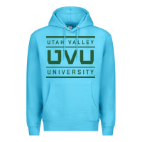 Ocean Blue uvu, utah valley, education Premium Hoodie - linhVisuals