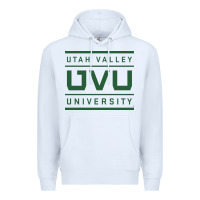 White uvu, utah valley, education Premium Hoodie - linhVisuals