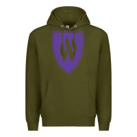Army Green weber st, education Premium Hoodie - linhVisuals