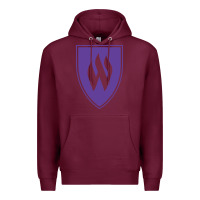 Burgundy weber st, education Premium Hoodie - linhVisuals