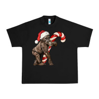 Christmas Candy Cane Baby Gorilla Urban Heavy Tee | Teevron