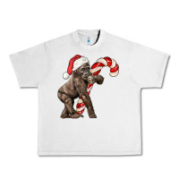Lunar Rock Christmas Candy Cane Baby Gorilla Urban Heavy Tee - LillyAllenDesigns