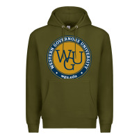 Army Green wgu, studies in utah Premium Hoodie - linhVisuals