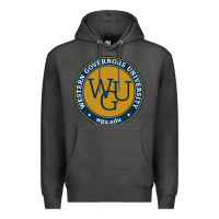 Charcoal Heather wgu, studies in utah Premium Hoodie - linhVisuals