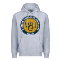 Heather Grey wgu, studies in utah Premium Hoodie - linhVisuals