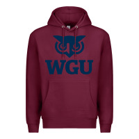 Burgundy western, governors, education Premium Hoodie - linhVisuals