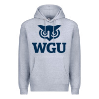 Heather Grey western, governors, education Premium Hoodie - linhVisuals
