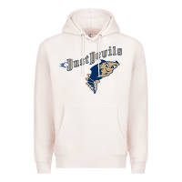 Pale Pink tri city dust baseball Premium Hoodie - linhVisuals