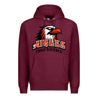 Burgundy trois rivières aigles Premium Hoodie - linhVisuals