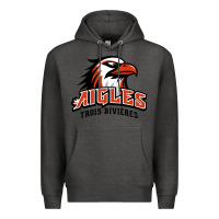 Charcoal Heather trois rivières aigles Premium Hoodie - linhVisuals