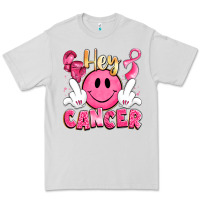 Dove Grey hey cancer with middle fingers Premium Tee - LillyAllenDesigns