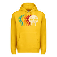 Lemon Retro Mask Doom Premium Hoodie - linhVisuals