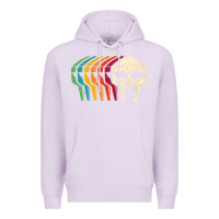 Lilac Retro Mask Doom Premium Hoodie - linhVisuals