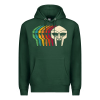 Sports Green Retro Mask Doom Premium Hoodie - linhVisuals
