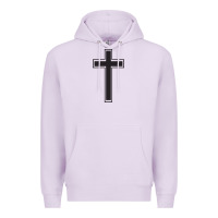 Lilac Cross Premium Hoodie - linhVisuals