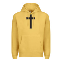 Antique Gold Cross Premium Hoodie - linhVisuals
