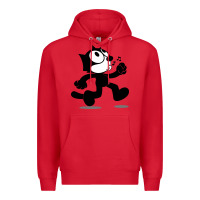 Red felix the black cat music Premium Hoodie - linhVisuals