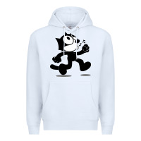 White felix the black cat music Premium Hoodie - linhVisuals
