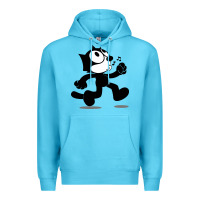Ocean Blue felix the black cat music Premium Hoodie - linhVisuals