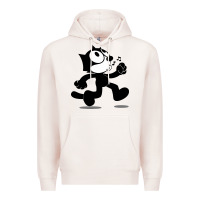 Pale Pink felix the black cat music Premium Hoodie - linhVisuals