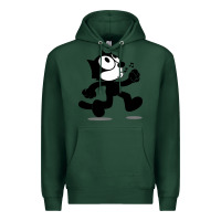 Sports Green felix the black cat music Premium Hoodie - linhVisuals