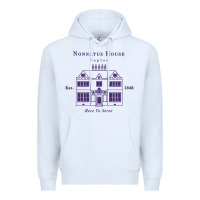 White nonnatus house  blue ink Premium Hoodie - linhVisuals