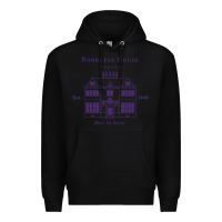 Black nonnatus house  blue ink Premium Hoodie - linhVisuals