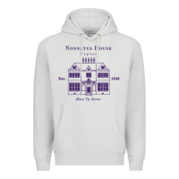 Dove Grey nonnatus house  blue ink Premium Hoodie - linhVisuals