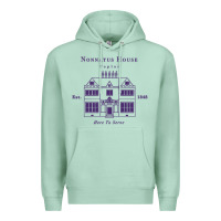 Seafoam nonnatus house  blue ink Premium Hoodie - linhVisuals