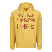 Antique Gold now i have a machine gun. ho ho ho Premium Hoodie - linhVisuals