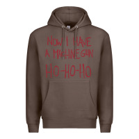 Coffee now i have a machine gun. ho ho ho Premium Hoodie - linhVisuals