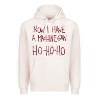 Pale Pink now i have a machine gun. ho ho ho Premium Hoodie - linhVisuals