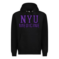 Black nyu medicine Premium Hoodie - linhVisuals
