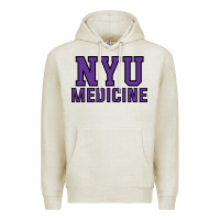 Oatmeal Heather nyu medicine Premium Hoodie - linhVisuals