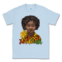 Dusty Blue juneteenth black boy Classic Tee - BarkalooDesign