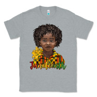 Heather Grey juneteenth black boy Classic Tee - BarkalooDesign
