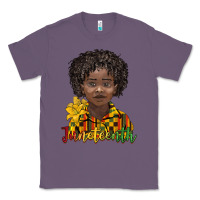 Lavender juneteenth black boy Classic Tee - BarkalooDesign