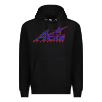 Black evansville purple aces Premium Hoodie - linhVisuals