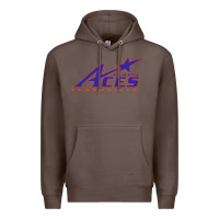 Coffee evansville purple aces Premium Hoodie - linhVisuals