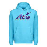 Ocean Blue evansville purple aces Premium Hoodie - linhVisuals