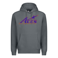 Rock evansville purple aces Premium Hoodie - linhVisuals
