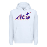 White evansville purple aces Premium Hoodie - linhVisuals
