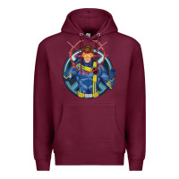 Burgundy cyclops 2 Premium Hoodie - linhVisuals