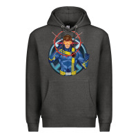Charcoal Heather cyclops 2 Premium Hoodie - linhVisuals
