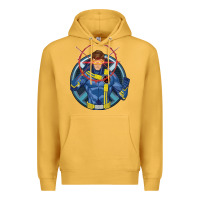Mustard cyclops 2 Premium Hoodie - linhVisuals