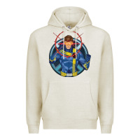 Oatmeal Heather cyclops 2 Premium Hoodie - linhVisuals