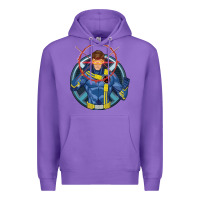 Purple cyclops 2 Premium Hoodie - linhVisuals